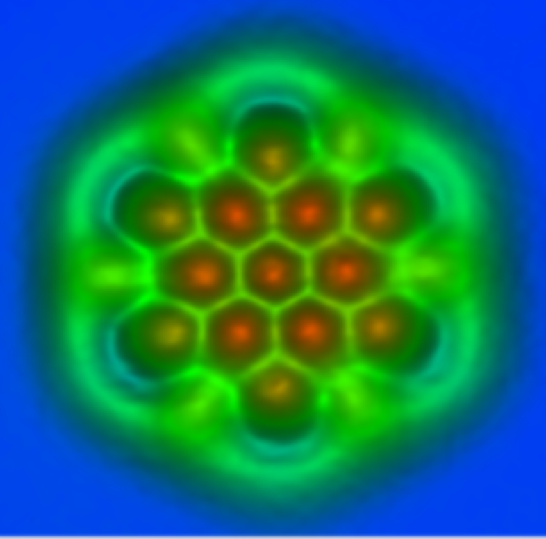 Hexabenzocoronene molecule Hexabenzocoronene molecule