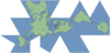 Dymaxion map projection